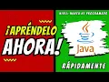 JAVA DESDE CERO NetBeans APRENDE JAVA en MENOS de 30 MINUTOS Java para PRINCIPIANTES
