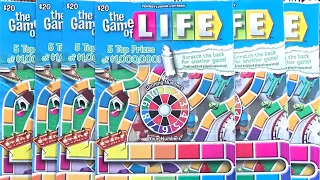 BOOM ON THE BACK 120 OF LIFE PENNSYLVANIA LOTTERY 20 SCRATCH OFF TICKET