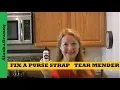 Repair a Purse Strap with Tear Mender Glue