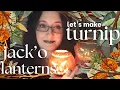 EASY TURNIP JACK O LANTERN How to Carve Stingy Jack s Light
