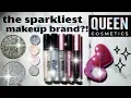 Download Lagu Queen Cosmetics: the sparkliest makeup brand?! Swatch/try on new \u0026 viral sparkly shadows and glosses