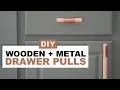 DIY Wooden Cabinet Hardware for Any Hole Spacing