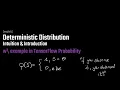Deterministic Distribution Intuition Introduction TensorFlow Probability