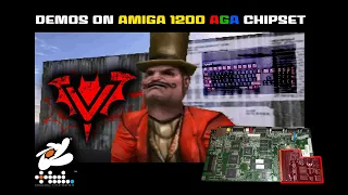 Download Amiga 1200 Vampire 2 AGA The Black Lotus SilkCut Demo running on AGA Chipset and Gold 2.12 Core. MP3