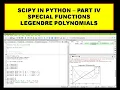 SCIPY in Python Part - 4 Special Functions in Scipy