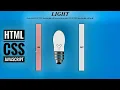 Bulb project for beginner in HTML CSS JavaScript