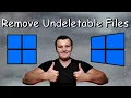 How to Force Delete Undeletable Files Folders in Windows 10 Windows 11