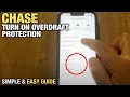 How To Turn On Chase Overdraft Protection SIMPLE Easy Guide