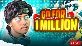 MAHIR FF GO 1M 💀1VS6 LIVE #freefire #mahirff