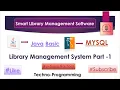 Library Management System Part-1 Software Java Project Netbeans MySQL check description