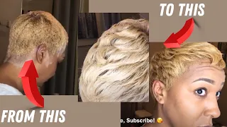 How I Mold Curl Style My Short Natural Hair