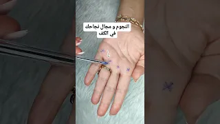 النجوم و مجال نجاحك في الكف                                     دندنها