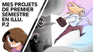 Inside out de mes projets d'uni (BA Illustration) Partie 2