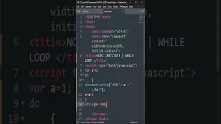 JavaScript do while Loop Explained in 30 Seconds How to use Do While Loop In JavaScript hindi