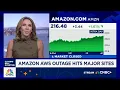 AWS outage ripples across internet puts pressure on Amazon ahead of earnings
