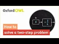 How to solve a two-step problem Oxford Owl