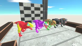 DC vs Marvel Superhero - Dinosaurs Race Champions Hunting found Jurassic world evolution 5 T-REX