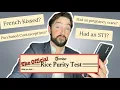 Richard Rider Takes Rice Purity Test