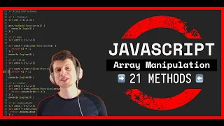 JavaScript Tutorial For Beginners 21 Array Manipulation Methods