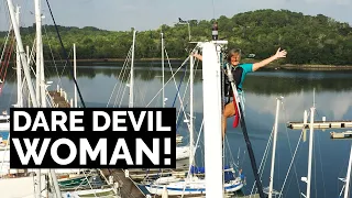 Up the mast. 4m waves. Tropical islands. That’s cruising – Sailing Ep 174