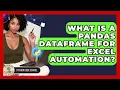 What Is A Pandas DataFrame For Excel Automation - Python Code School
