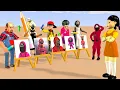 Download Lagu Scary Teacher 3D vs Squid Game Help Herobrine Nick To Draw Squid Game Guard 5 Times Challenge