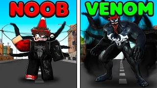 EVOLUI DE NOOB A VENOM NO ROBLOX