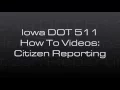 511 How-To Citizen reporting