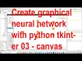 Create graphical neural network with python tkinter 03 - canvas