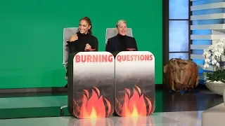 Jennifer Lopez Answers Ellen S Burning Questions  Jennifer Lopez Answers Ellen S Burning Questions