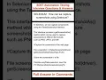 SELENIUM JAVA How can we capture screenshots using Selenium SDET Automation Testing Interview
