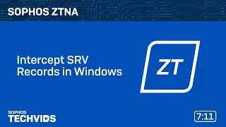Sophos ZTNA Intercept SRV Records In Windows 