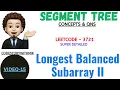 Longest Balanced Subarray II Leetcode 3721 Min-Max Query Segment Tree Concept 15 MIK