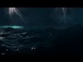 Download Lagu Thunderstorm sounds for sleep with rain, ocean waves, and thunder and lightning sounds