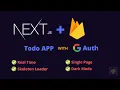 Real Time Todo App with NextJs chakra UI Firebase ReactJs Todo App with Firebase