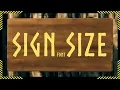 How to Change Sign Text SIZE