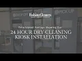 Time Lapse Installation of a Metalprogetti 24-Hour Dry Cleaning Kiosk at Fashion Cleaners Omaha NE
