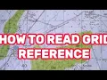 HOW TO READ GRID REFERENCES IN geography topographicalmap
