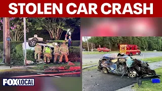 Stolen car with 7 kids inside causes fatal crash in Germantown Police