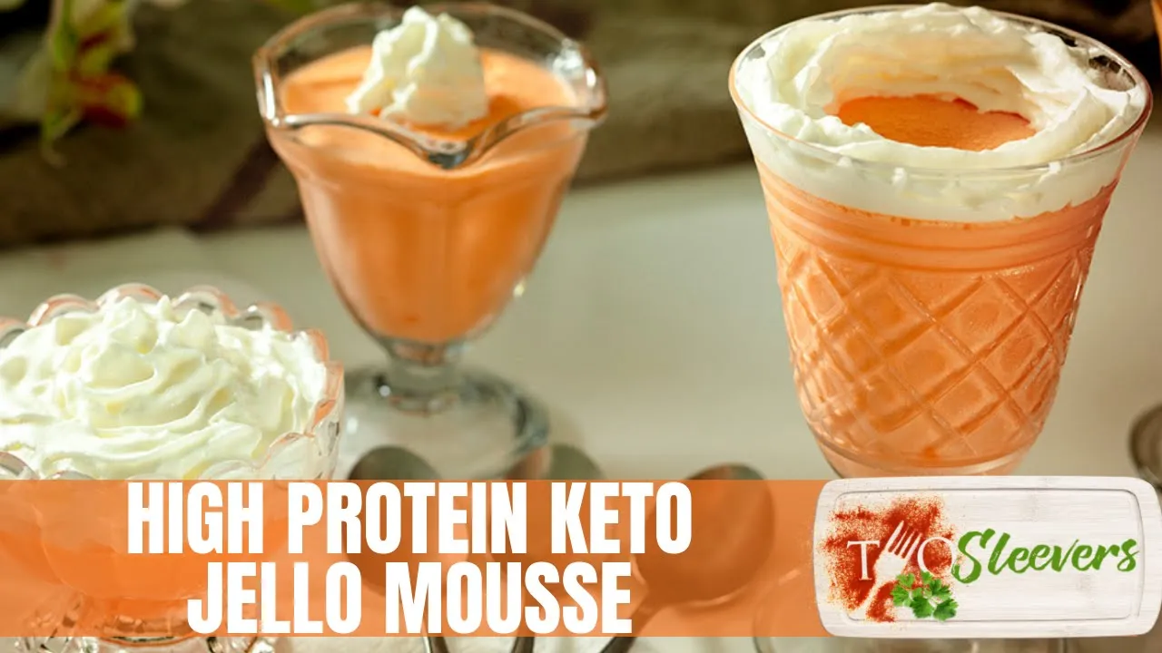 High Protein Keto Jello Mousse Recipe   Low Carb Dessert