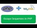 Escape Sequence in PHP with example HINDI PHP in hindi how to use escape sequence in PHP