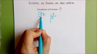 6e ENCADRER UNE FRACTION 