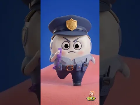 Tooth Police vs Germs! 🦷🚔 | Dirty Tooth Rescue | Nursery Rhymes & Kids Song #shorts