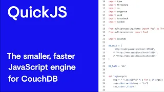 QuickJS Couc B s new JavaScript engine