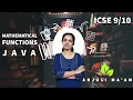Mathematical Functions in Java ICSE 9 10 Anjali Ma am