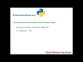 57 Python Factorial using Recursion in Telugu