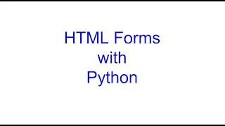 Handle HTML Forms and Their Inputs - No frameworks Needed Python Bits Kovolff