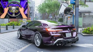 BMW M8 Competition Coupe - Forza Horizon 6 | Steering Wheel Gameplay