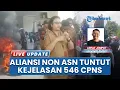Lagu Tuntut Kejelasan Formasi 546 CPNS dan Kuota P3KPW, Aliansi Non ASN Geruduk Kantor BKPSDM Kaimana