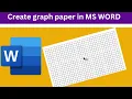 How to make grid paper in Microsoft Word How to create graph paper in Word